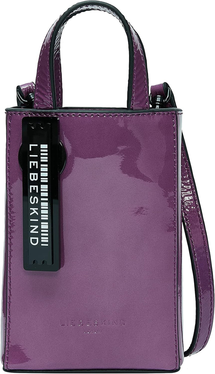 Liebeskind Damen Pb Naplack Paperbag Tote XS Orchid, Orchid