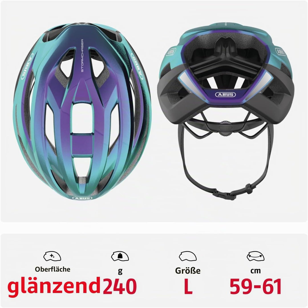 ABUS Rennradhelm StormChaser - Leichter und komfortabler Fahrradhelm für professionellen Radsport fü
