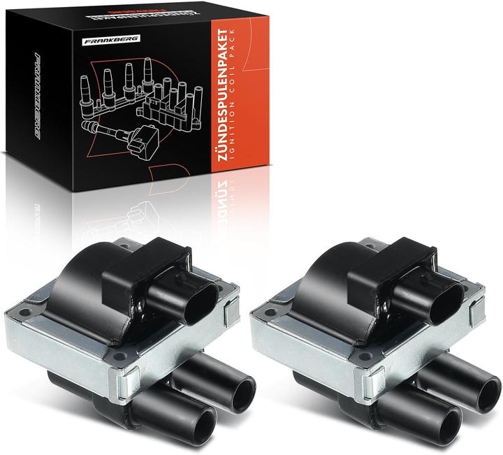 2x Zündspule Zündmodul für 145 146 155 33 Cinquecento Coupe Doblo Palio Panda Punto Seicento/600 Str