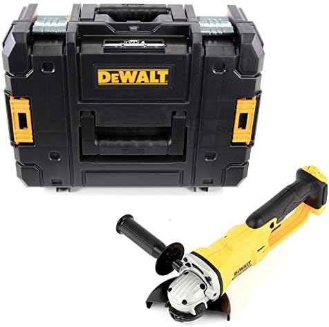Dewalt 18 Volt 125 mm Akku-Winkelschleifer DCG412NT (flaches Getriebegehäuse, werkzeuglose verstellb