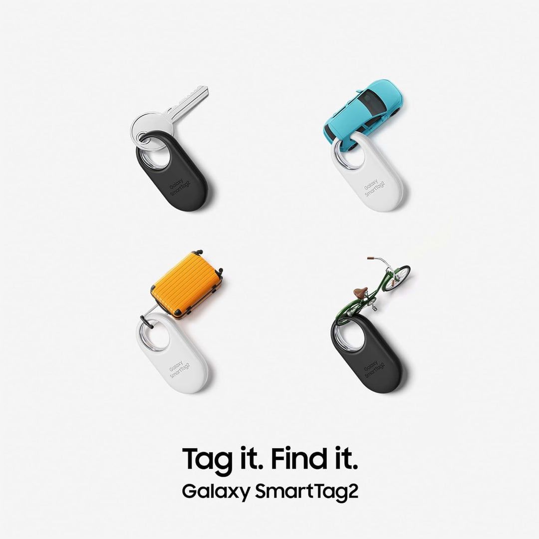 Samsung Galaxy SmartTag2 Bluetooth-Tracker, Kompassansicht, Suche in der Nähe, mit bis zu 500 Tage L