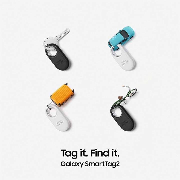 Samsung Galaxy SmartTag2 Bluetooth-Tracker, Kompassansicht, Suche in der Nähe, mit bis zu 500 Tage L
