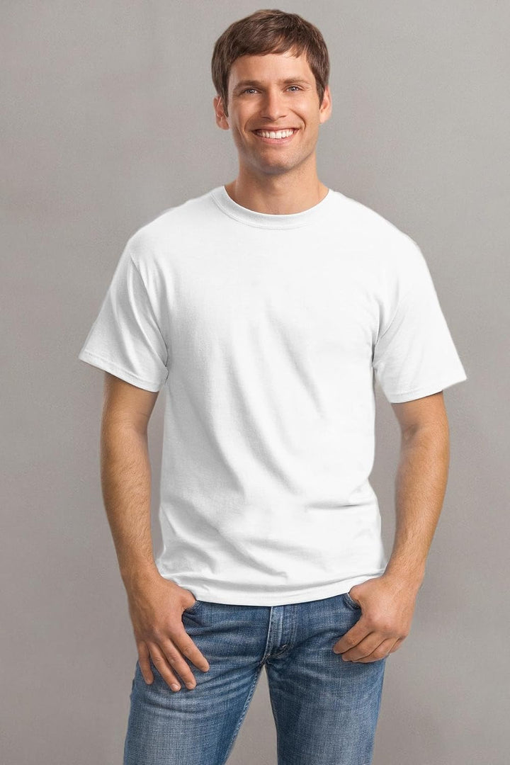 Hanes Herren 6er-Pack plus 2 gratis Crew T-Shirts S Weiss, S Weiss