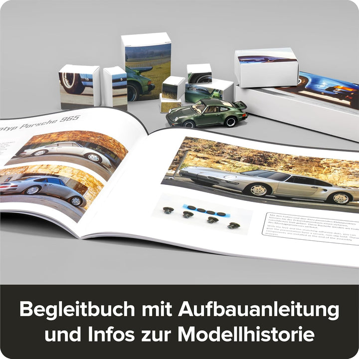 FRANZIS 67233 - Porsche 911 Turbo Adventskalender - Modellbausatz im Massstab 1:43, inkl. Soundmodul