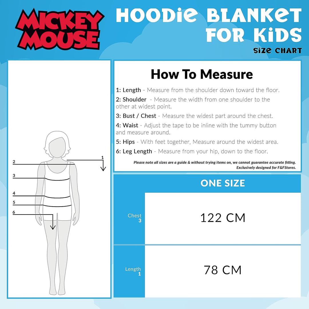 Disney Stitch Hoodie-Decke Kinder, Kapuzenpullover Mädchen mit Sherpa-Kapuze, 3D-Ohren, Kängurutasch
