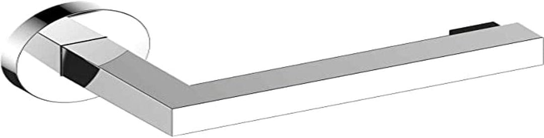 KEUCO Papier-Halter für Toiletten aus Metall, Hochglanz-verchromt, WC-Rollenhalter mit Rollenbremse