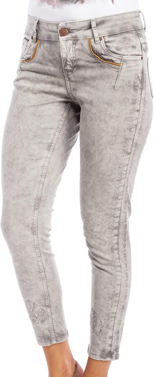 Hangowear Damen Jeanshose HENDRINA 36 Grau, 36 Grau