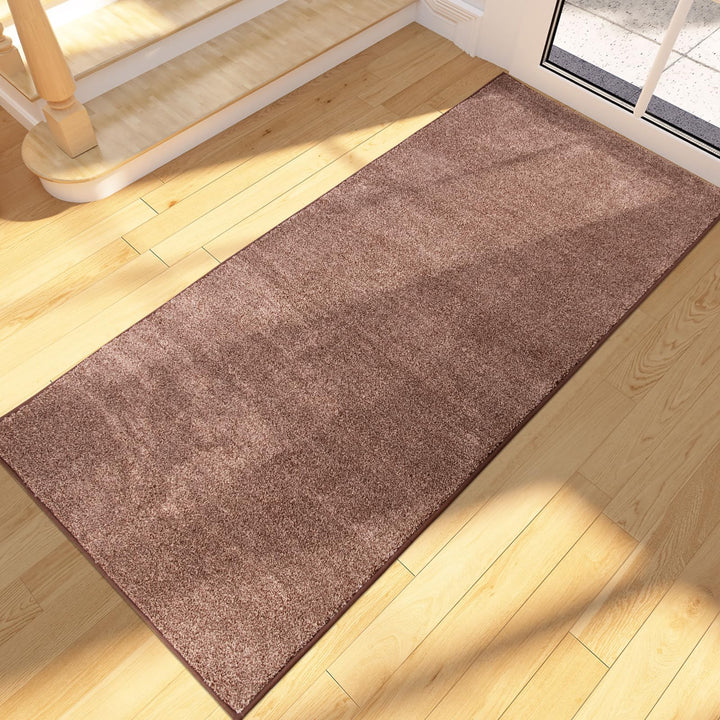 FCSDETAIL Schmutzfangmatte Innen Lang 60 x 150 cm, rutschfeste waschbare Fussmatte, absorbierend Tür