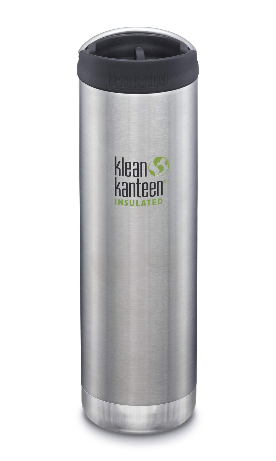 Klean Kanteen TK Wide Kanteens Vakuum-isoliert – Neuer 2019 (591 ml), Brushed Stainless (Cafe Cap)