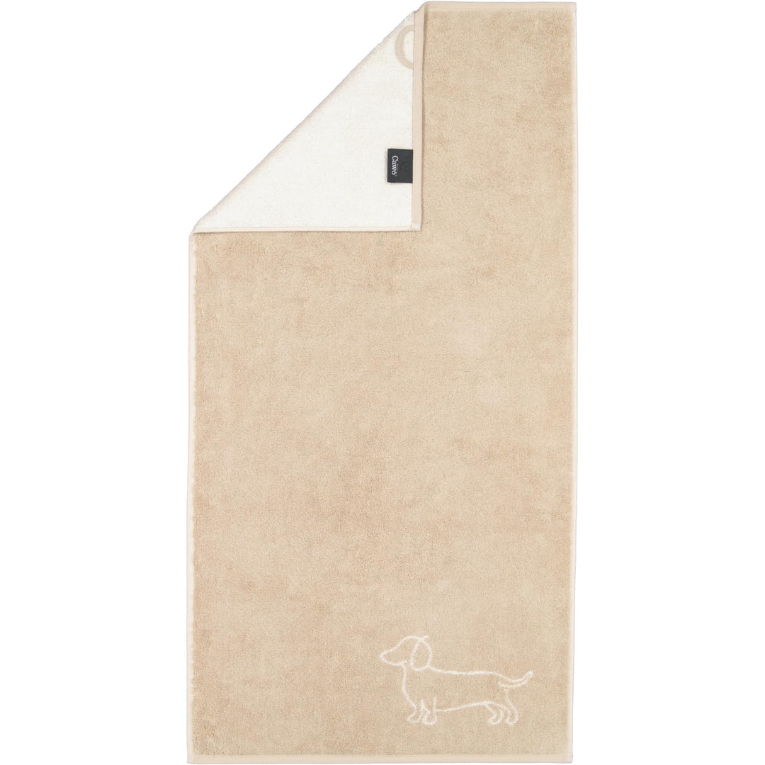 Cawö Handtücher WE Love Dogs Companion 6248 Natur-Beige - 33 Duschtuch 80x150 cm, Duschtuch 80x150 c