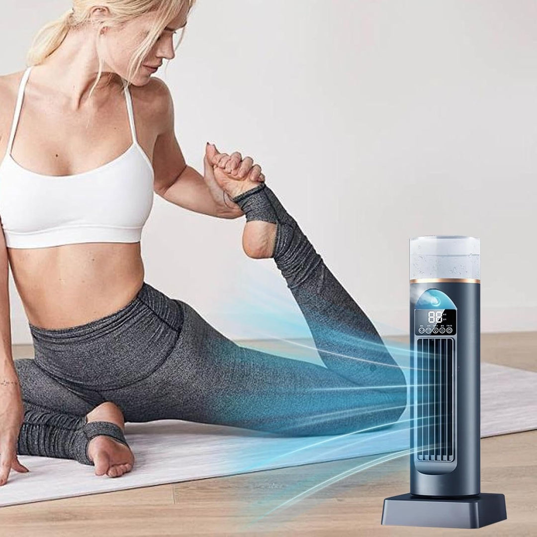 Turm AC -Klimaanlage, Kaltluftventilator, Cool Air Lüfter für Schlafzimmer, Ruhiger oszillierender b