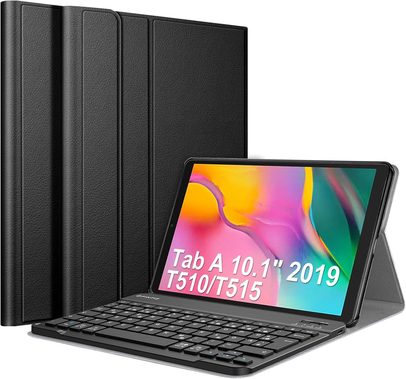 Fintie Tastatur Hülle für Samsung Galaxy Tab A 10.1 Zoll 2019 SM-T510/T515 Tablet-PC - Ultradünn lei