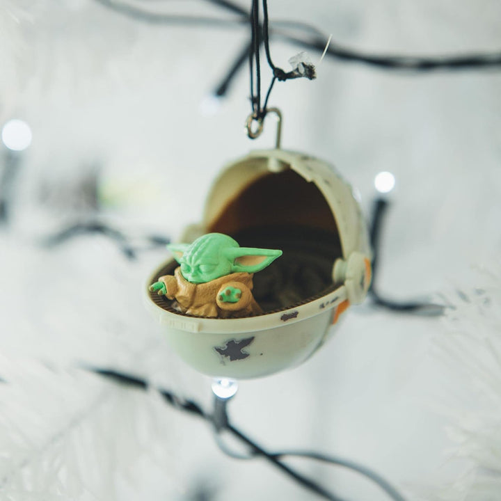 Numskull Offiziell Star Wars The Mandalorian Baby Yoda The Child 3D-Weihnachtsbaumschmuck - Violette