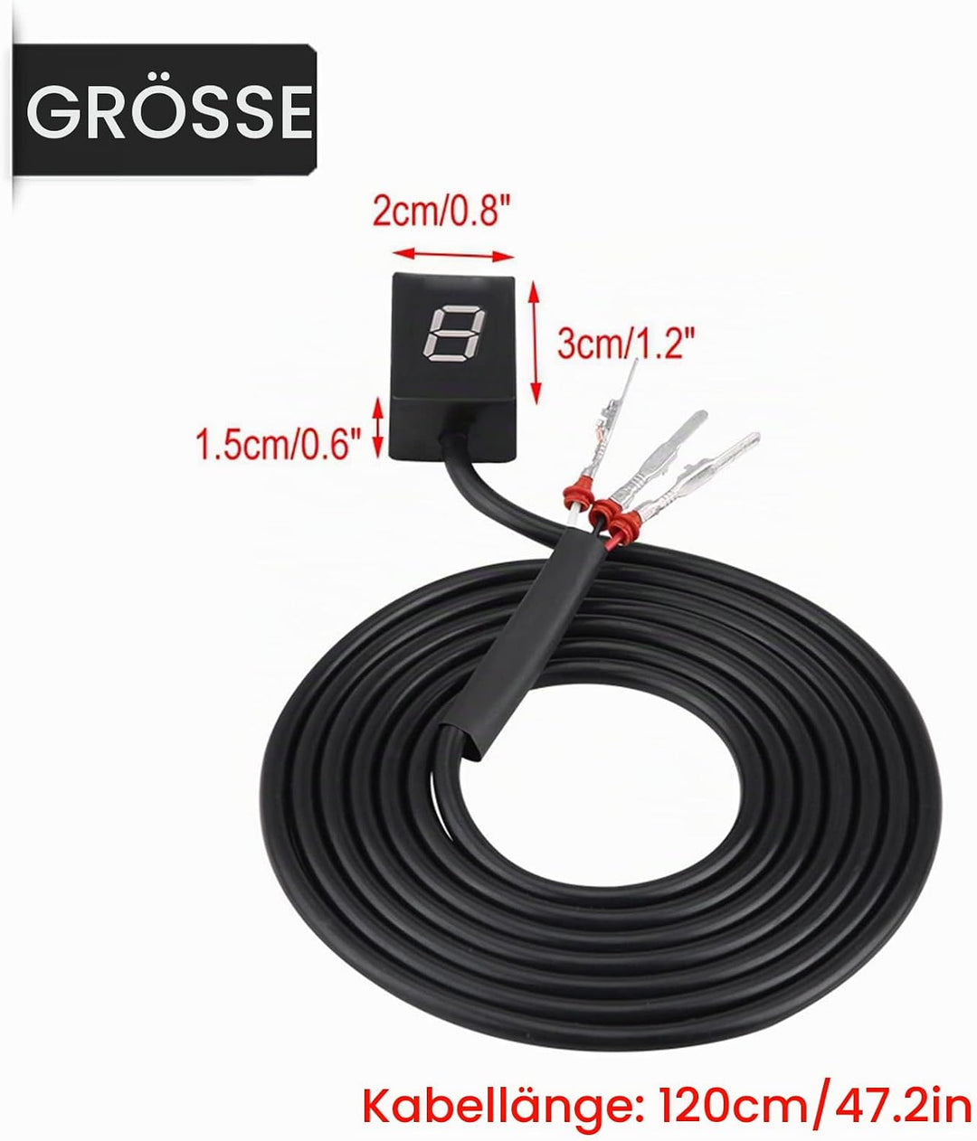Motorrad Ganganzeige, Motorrad N-6 Ganganzeige ECU Stecker für Intruder 800 V-Strom GSXR 600