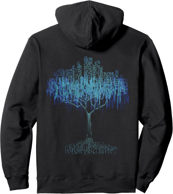 Binärer Baum-Kodierungs-Computerprogrammierer-Kodierer Pullover Hoodie