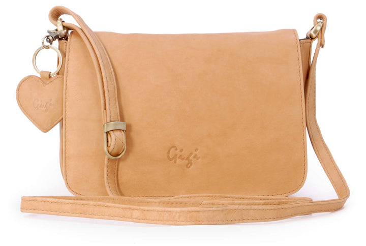 Gigi - Leder - Damenhandtasche/Organizer/Umhängetasche - OTHELLO 14578" Honig, Honig
