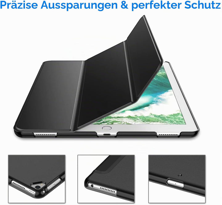 JETech Hülle für iPad Pro 12,9 (1. und 2. Generation, Modell 2015 und 2017), Schutzhülle mit Auto Sc
