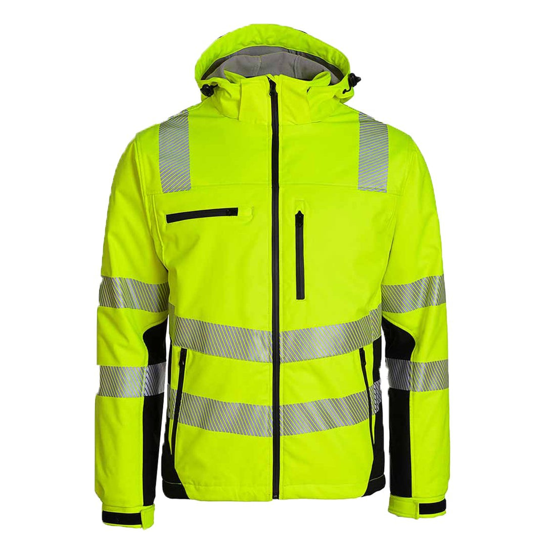 ASATEX Prevent Trendline Softshelljacke PTW-SP, gelb/schwarz, Gr. 2XL XXL-6XL, XXL-6XL