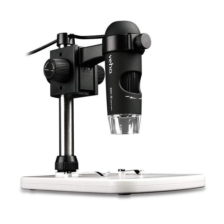Veho Discovery DX-2 Digitales USB-Mikroskop, 3 MP, 500-fache Vergrösserung, Fotoaufnahme, Videoaufna