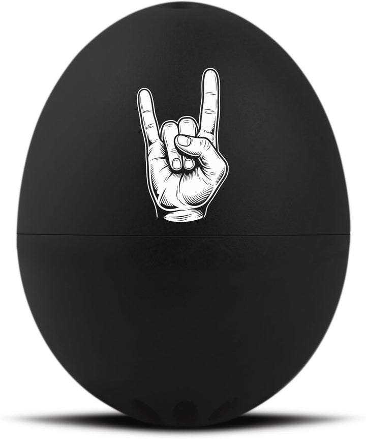 Brainstream Herren AHOI Piepei PiepEi - die Singende Eieruhr zum Mitkochen 5,1 x 4,5 cm Schwarz mit