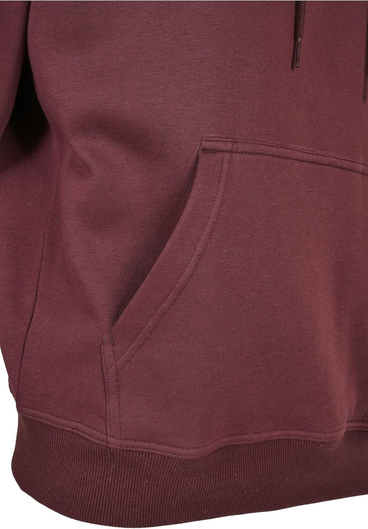 Urban Classics Herren Blank Hoody Kapuzenpullover XL Cherry, XL Cherry