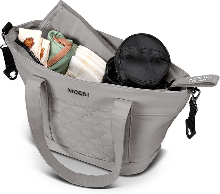 MOON Wickeltasche V-Shape sand Grau, Grau