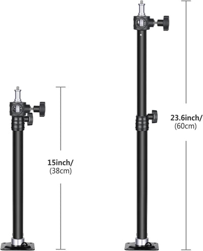 Neewer Auslegerarm-Wandhalterung, 38–60 cm, verstellbare Länge mit 1/4 Zoll auf 3/8 Zoll Universal-A