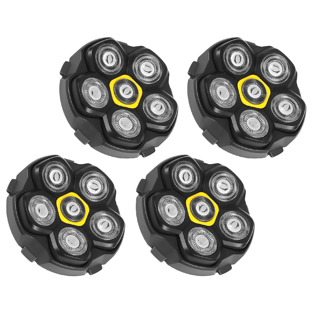 Magnetische Rasierköpfe mit 6 Klingen für viele magnetische 6D-Elektrorasierer, kompatibel mit DOAO,