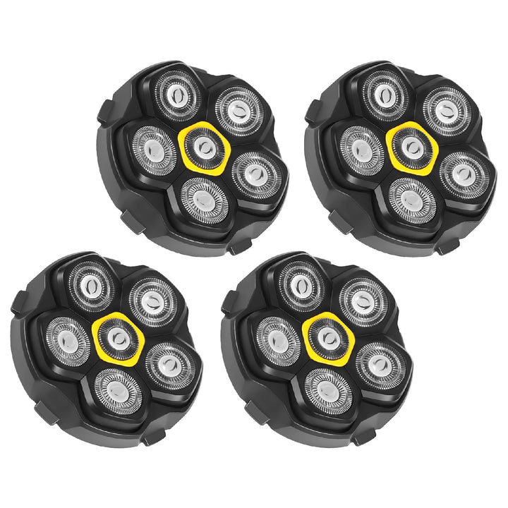 Magnetische Rasierköpfe mit 6 Klingen für viele magnetische 6D-Elektrorasierer, kompatibel mit DOAO,