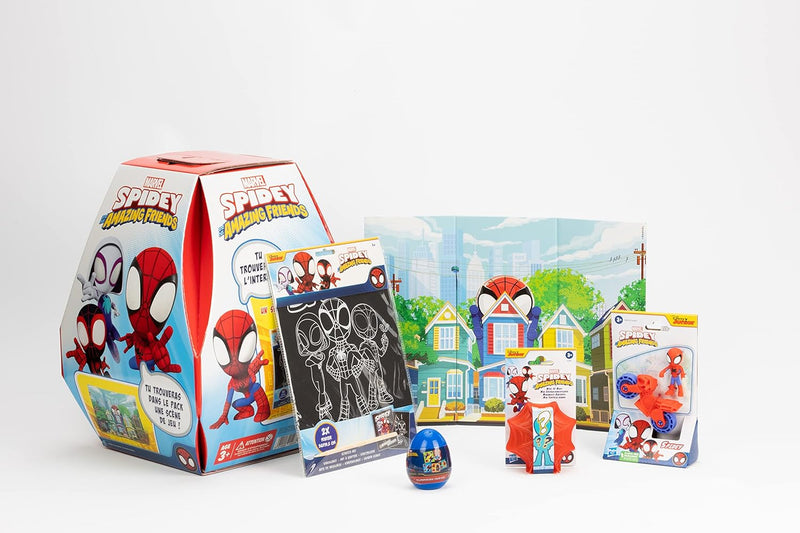 Hasbro Marvel Spidey – Riesiges Osterei mit 3 Überraschungen, ab 3 Jahren