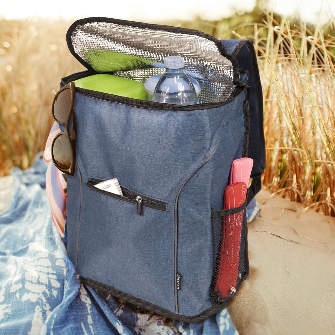 KINSTON Kühl-Rucksack, Picknicktasche, für Männer und Frauen, zum Mittagessen, Strand, Camping, Gril