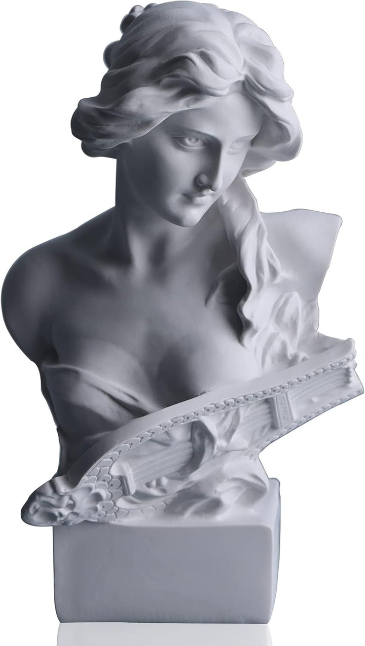 LCCCK 15.2 cm H Weiss Aphrodite Statue Skulptur, Harz Griechische Mythologie Büste Statue, für Koket