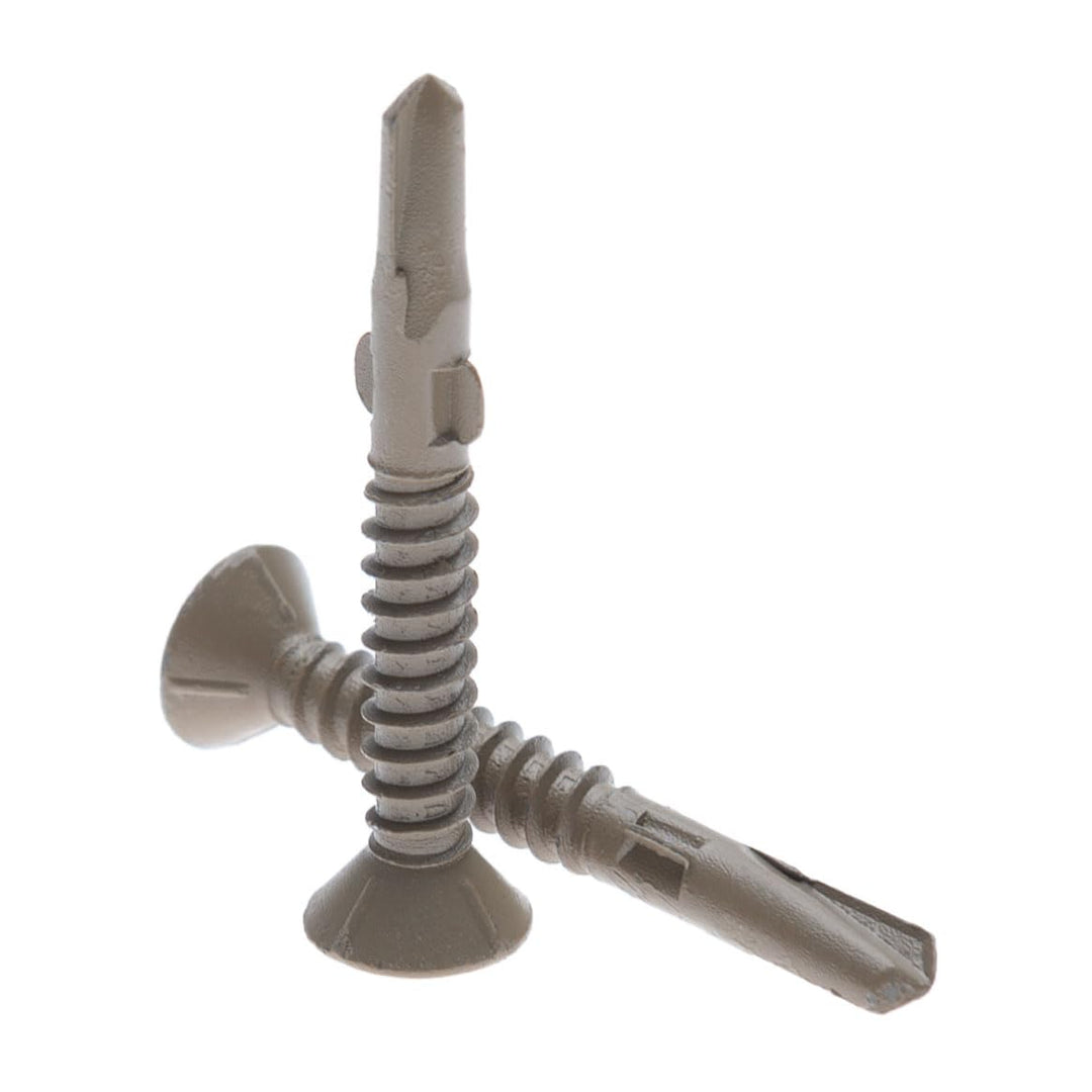 6.3mm Metallschrauben Selbstschneidende Torx-Flachkopf-Bohrschrauben (Packung mit 100) für den Ausse