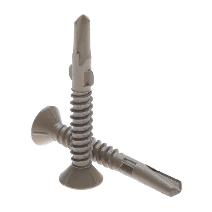 6.3mm Metallschrauben Selbstschneidende Torx-Flachkopf-Bohrschrauben (Packung mit 100) für den Ausse