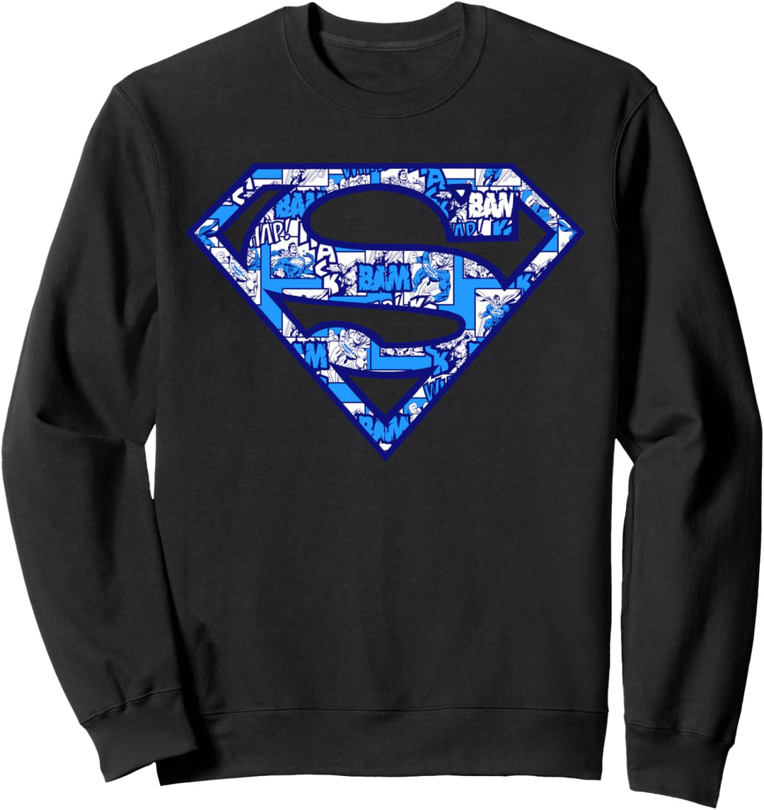 DC Superman-Logocollage Sweatshirt