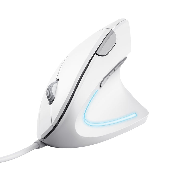 Trust Verto Vertikale Maus, Ergonomische Maus, Vorbeugung Gegen Mausarm/Tennisarm (RSI Syndrom), 100