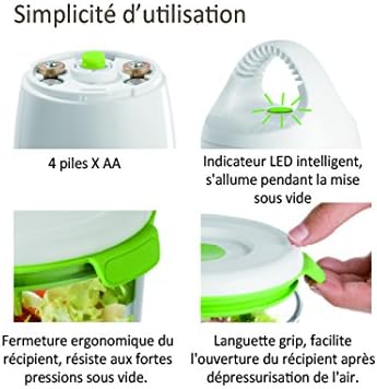 FOSA MADRID MINI-STARTER-SET 3-teilig - MC30000 – Smarte Vakuum-Lebensmittelaufbewahrung – Vakuumpum