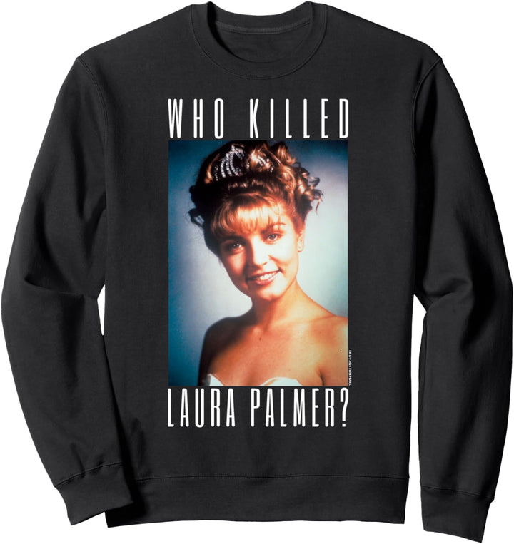 Twin Peaks Laura Palmer Portraittext V3 Sweatshirt
