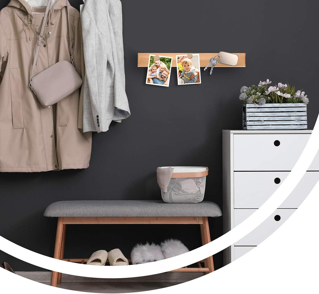 Thingles® Profi-Küchen Magnetleiste ohne Bohren für Messer - 40cm aus hochwertigem Edelstahl I Edle