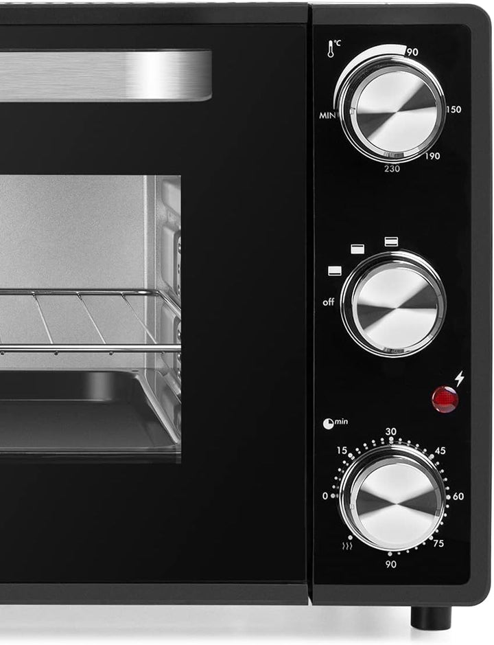 Orbegozo HO 385 Elektrischer Tisch-Ofen, 38 l, Timer, regelbarer Thermostat, Ober- / Unterhitze, Krü