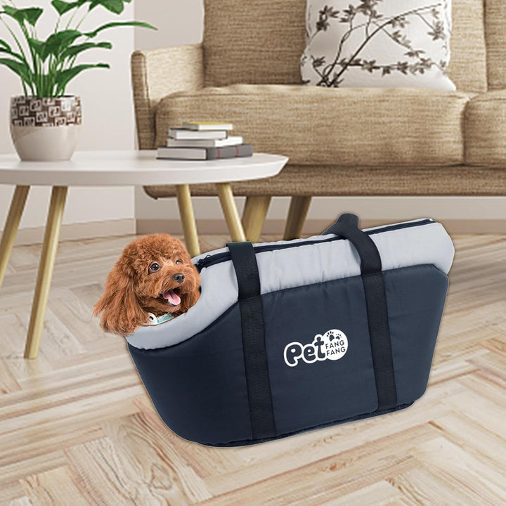 Hundetasche, Atmungsaktive Hundetragetasche mit Abnehmbarem Kissen, Haustier Tragetasche für Einkauf