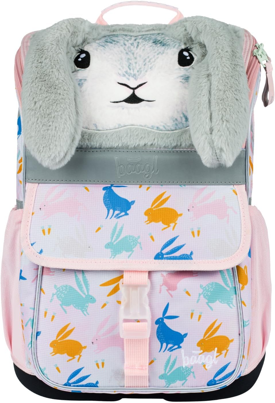 Baagl Schulranzen Jungen Mädchen Set 5 Teilig (Zippy Schultasche für 1. Klasse, Mäppchen, Turnbeutel