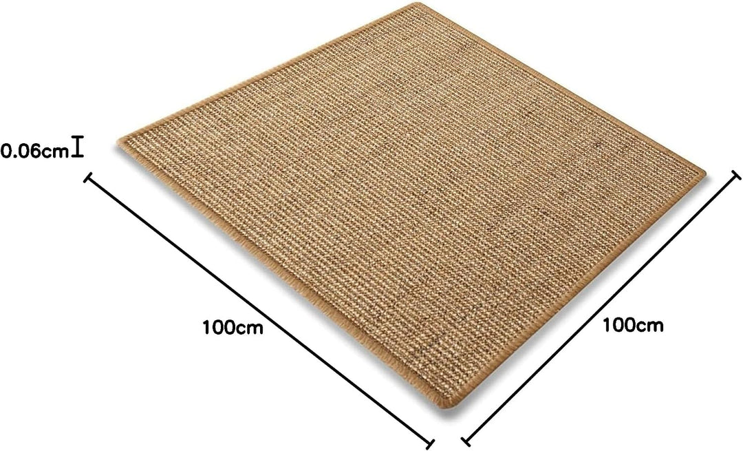 Floordirekt Sisal Fussmatte Teppich Vorleger Kratzteppich Katzenmöbel Kratzmatte Sisalmatte, widerst
