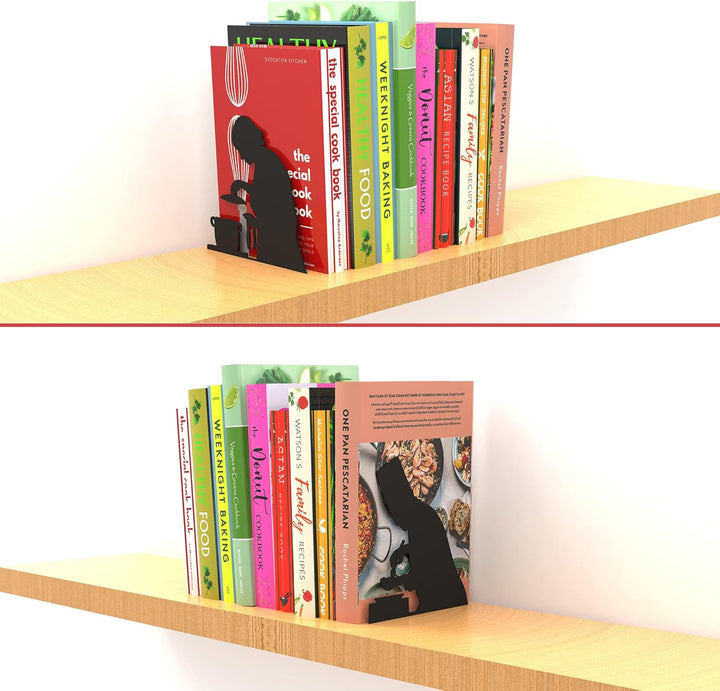 Artori Design “Kochen nach Vorschrift” | Buchstütze für Kochbücher | Zwei Köche | Buchhalter für die