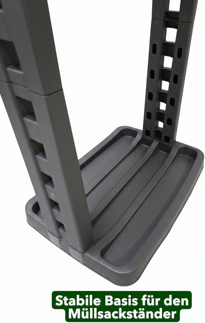 gardivo Müllsackstander universal, zusammenklappbar 70-120L. Müllbeutelhalter zur Mülltrennung und z