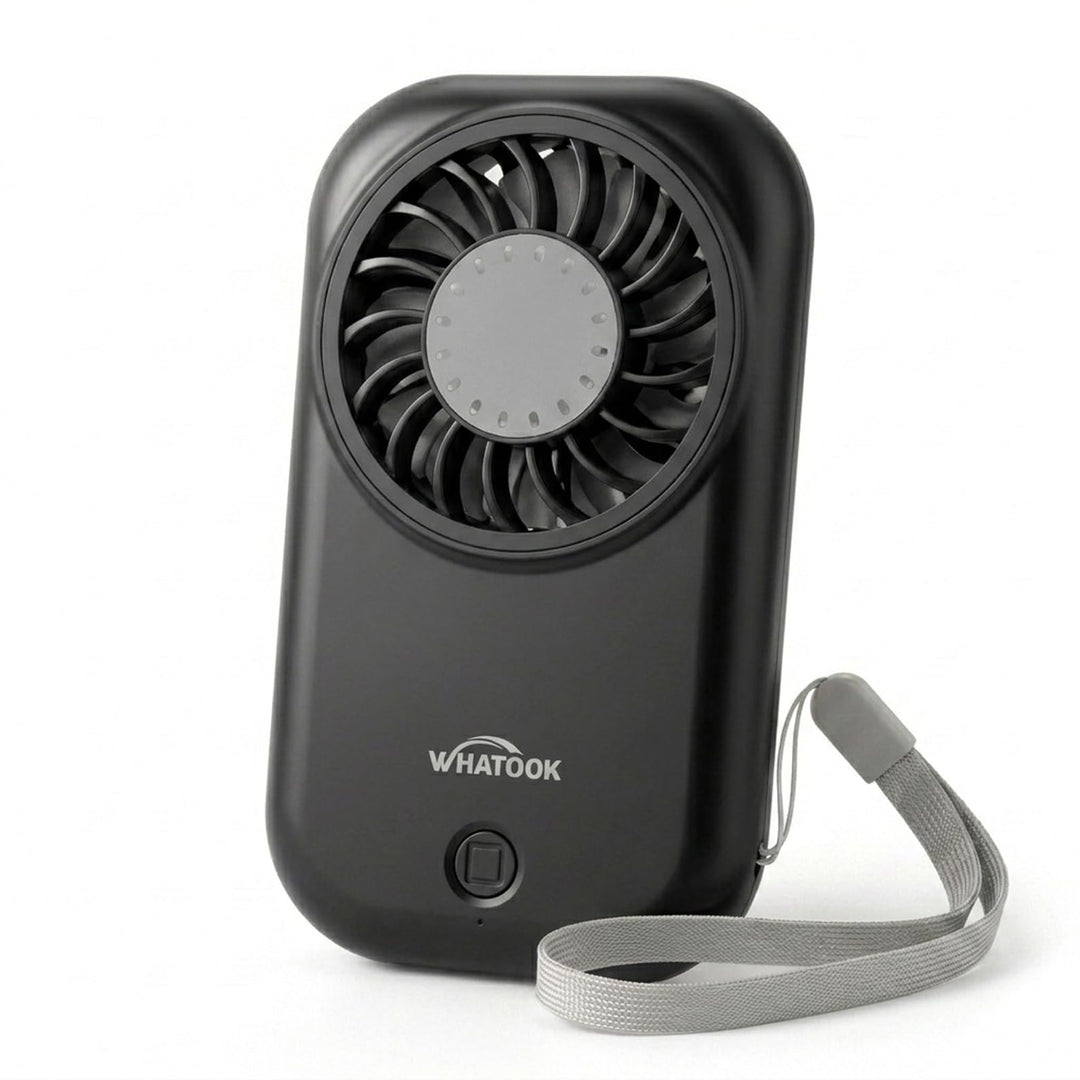 WHATOOK Mini Handventilator: 56g Ultra-Leicht Tragbarer, 11000 U/min Starker Handlüfter mit 5 Geschw