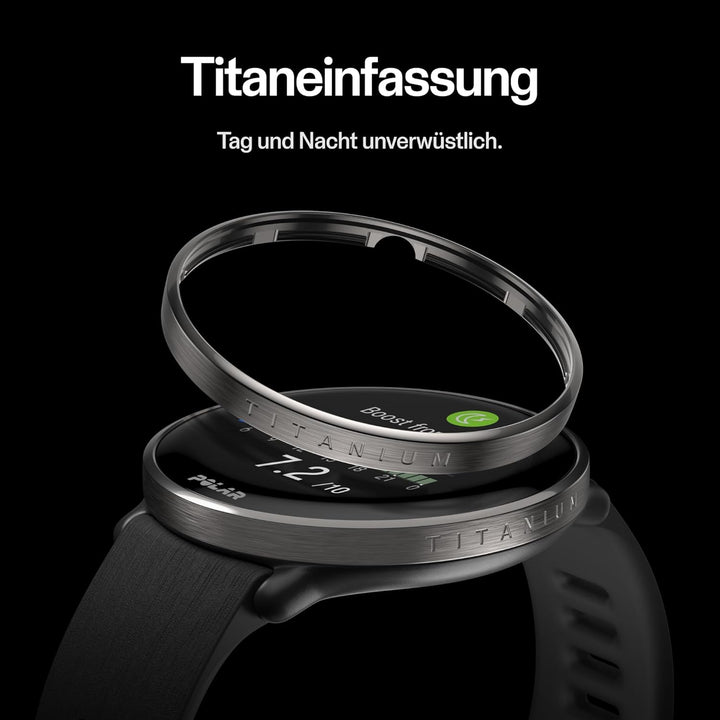 Polar Ignite 3 Titanium – Fitness- und Wellness-Smartwatch mit GPS, Schlafanalyse, AMOLED-Display, 2