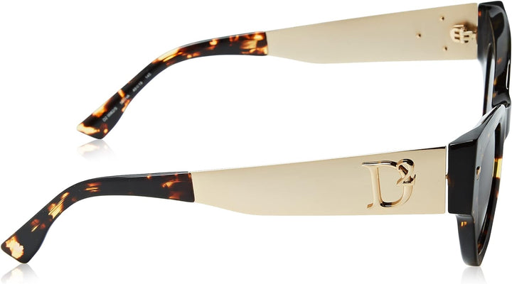 DSQUARED2 D2 0062/S Brille, Havana Black, 49 für Damen, Havana Black