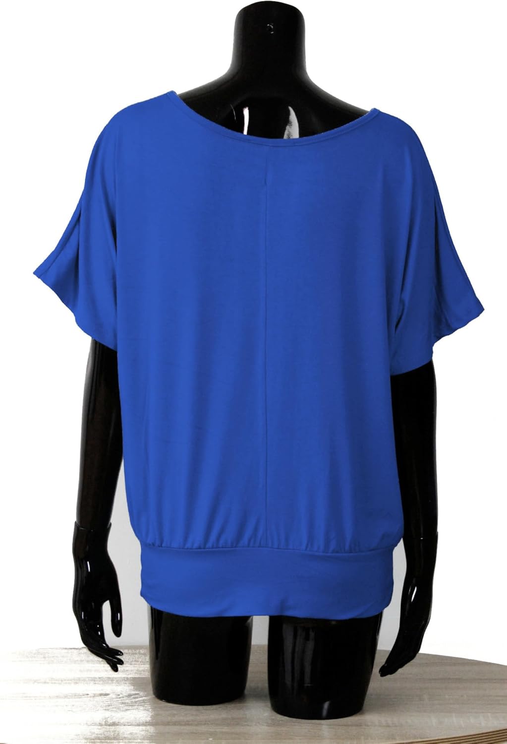 Van Der Rich ® - Oversize T-Shirt mit Fledermausärme - Damen Royalblaue M, Royalblaue M