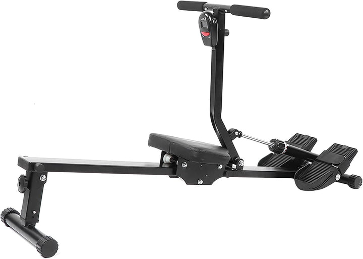 lyrlody Rudergerät Faltbar mit Magnetbremssystem, Digitaler Fitness-Rudermaschine, Einstellbarer Wid